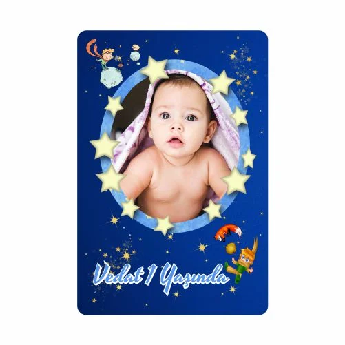 Küçük Prens Temalı Doğum Günü Magneti